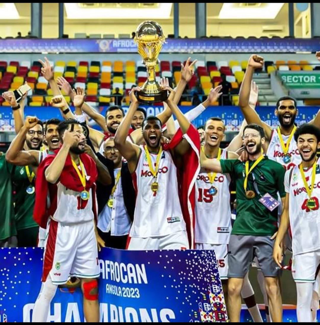 Félicitations à l'équipe nationale marocaine de basketball pour avoir remporté l’AfroCan 2023, qui s'est déroulé en Angola.