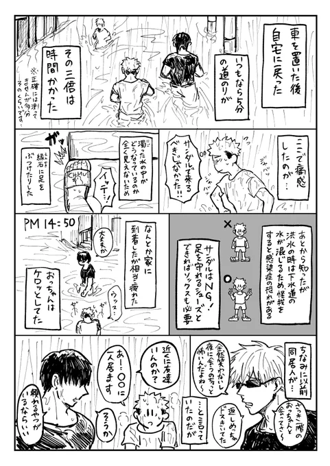 🐯役→わたし
5️⃣役→同居人
ト~ジ役→1階に住んでるおっちゃん
(水の中歩くのめちゃくちゃ疲れた…) 