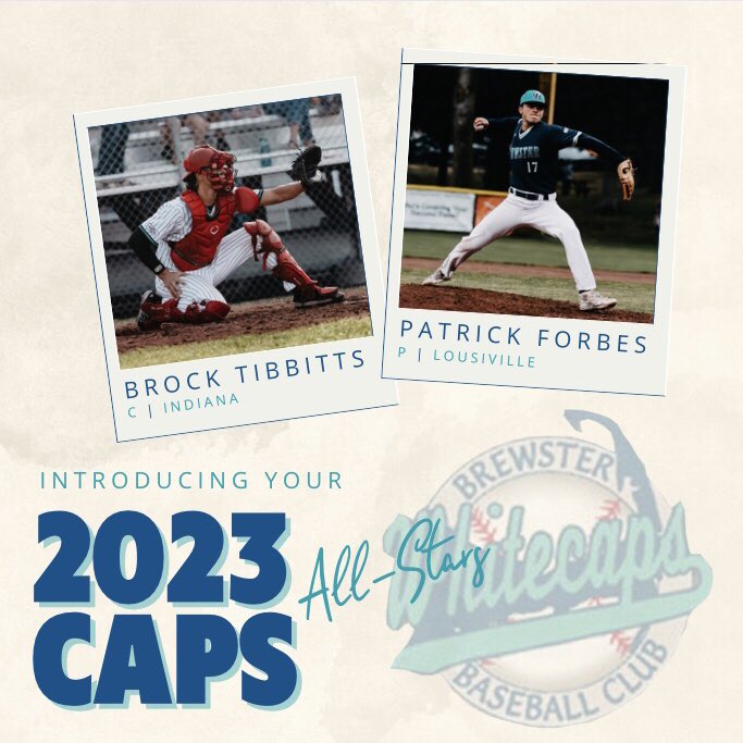 Introducing your 2023 Whitecaps All-Stars! 
Come support these Caps on July 22nd at Whitehouse Field in Harwich! 
#rollcaps🌊
