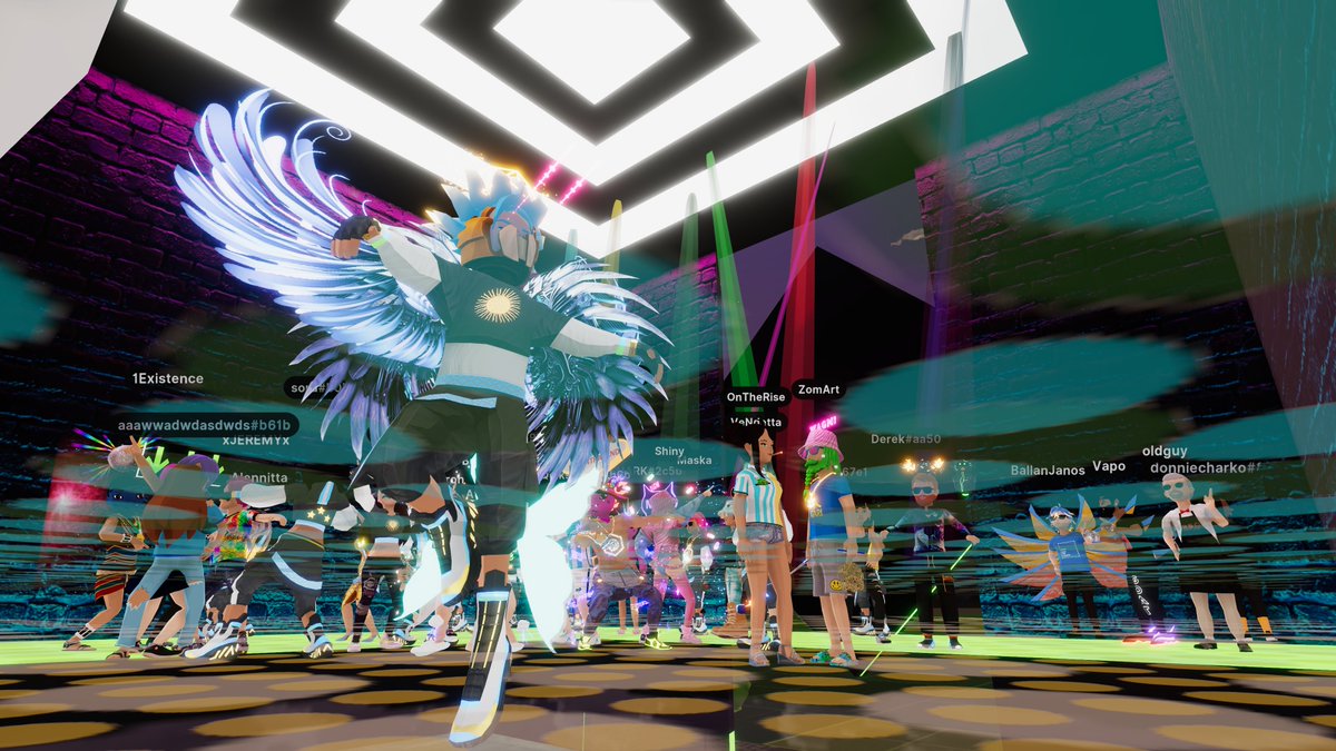 Party is packed! <a href="/decentraland/">Decentraland</a> <a href="/DCL_Argentina/">Decentraland Argentina</a> <a href="/DCL_Brasil/">DecentralandBrasil</a> 

Jump in with us -> play.decentraland.org/?realm=heimdal…