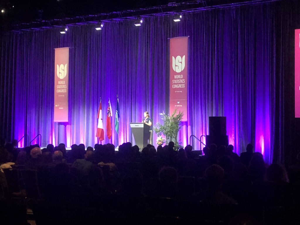 QUTDataScience's tweet photo. Centre Director Kerrie Mengersen welcoming Data Scientists &amp; Statisticians from around the world to the 64th @IntStat World #Statistics Conference in #Ottawa, Canada. 🇨🇦 
#isiwsc #isiwsc2023 @isi_wsc @QUT https://t.co/gP1CRmPWIE
