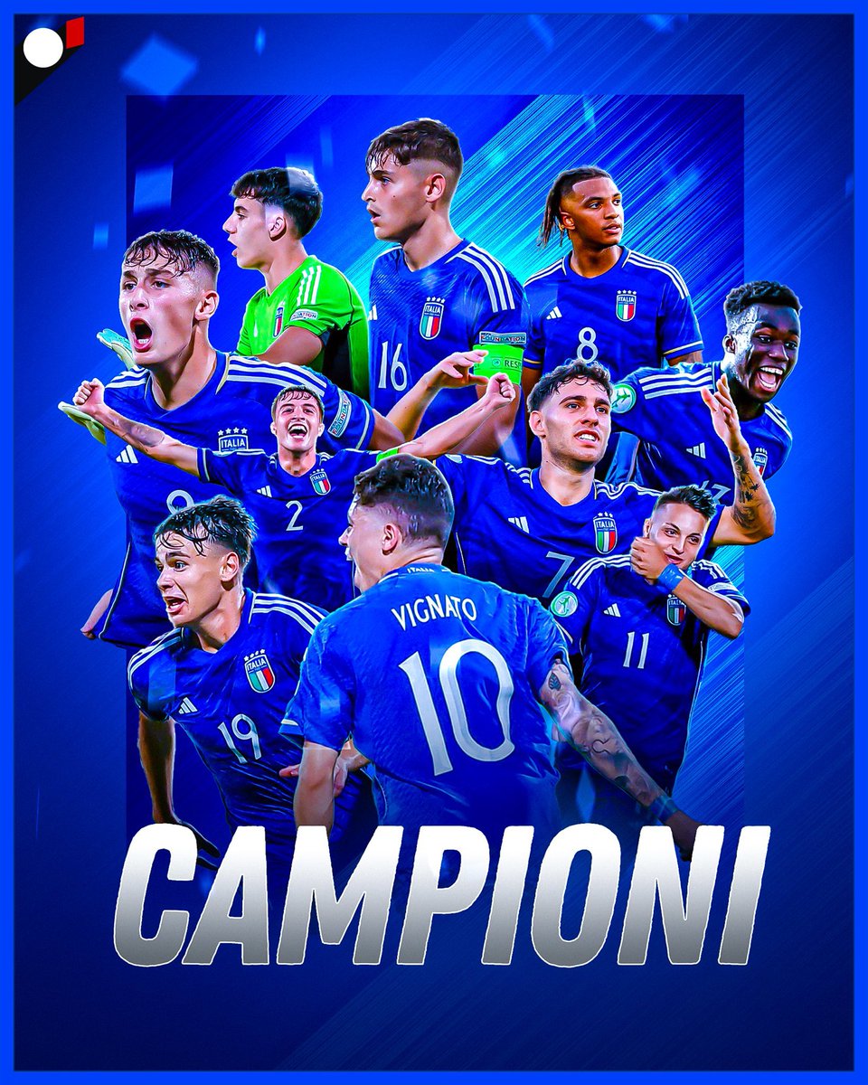 JoueursItalia's tweet image. L’ITALIE REMPORTE L’EURO U19 ⭐️