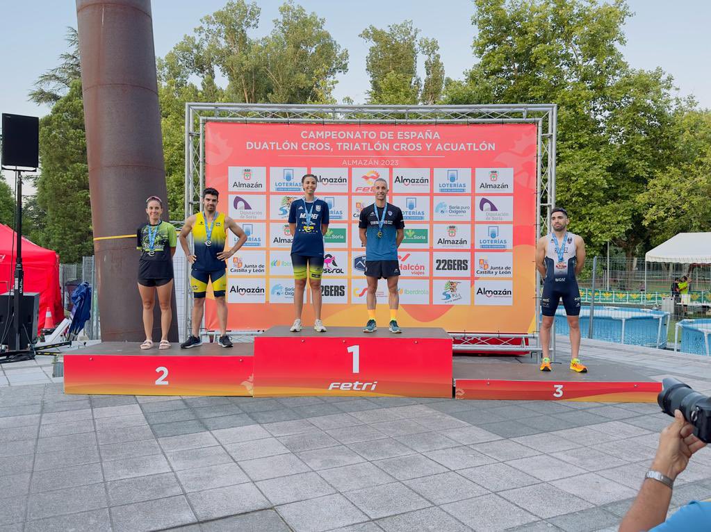Grandes resultados en el Cto de España de Acuatlon GGEE, celebrado en Almazan:

🥇Jesús Cabrero 
🥈Jennifer García 
🥈 Victor García 

🙌🏼 Enhorabuena chicos!!!