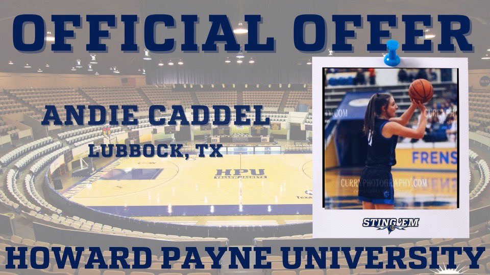 andie caddel (@andiecaddel) on Twitter photo After a great conversation with <a href="/PresleyFisk/">Presley Fisk</a> and <a href="/KendraCoach/">Coach_Kendra</a> ! I am blessed to receive my first official offer from Howard Payne University! <a href="/BreezenationWT/">West Texas Breeze</a> <a href="/HPUWBasketball/">HPU Women's Basketball</a> <a href="/FrenshipGBB/">Frenship Girls Bball</a> After a great conversation with <a href="/PresleyFisk/">Presley Fisk</a> and <a href="/KendraCoach/">Coach_Kendra</a> ! I am blessed to receive my first official offer from Howard Payne University! <a href="/BreezenationWT/">West Texas Breeze</a> <a href="/HPUWBasketball/">HPU Women's Basketball</a> <a href="/FrenshipGBB/">Frenship Girls Bball</a>