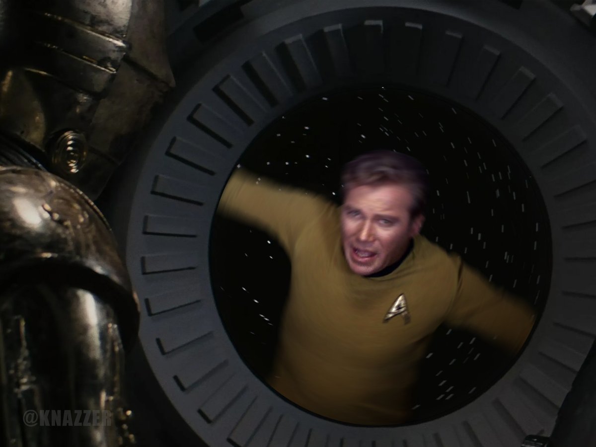 KnazzerSW's tweet photo. Space Seed #StarTrek #CaptainKirk #StarWars #C3PO https://t.co/V8Be1w4yUF