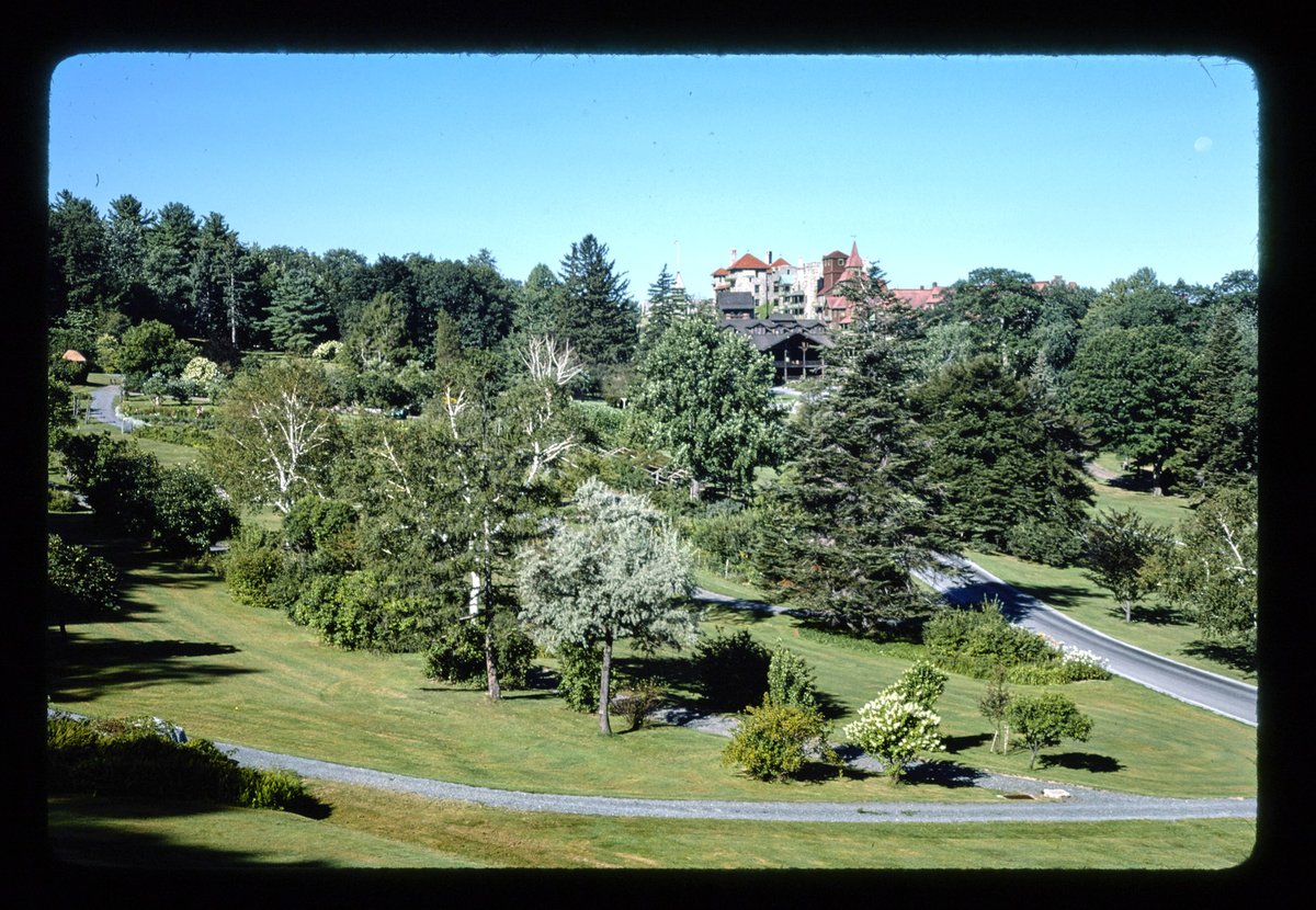 mohonk, garden, new paltz, new york, 1978