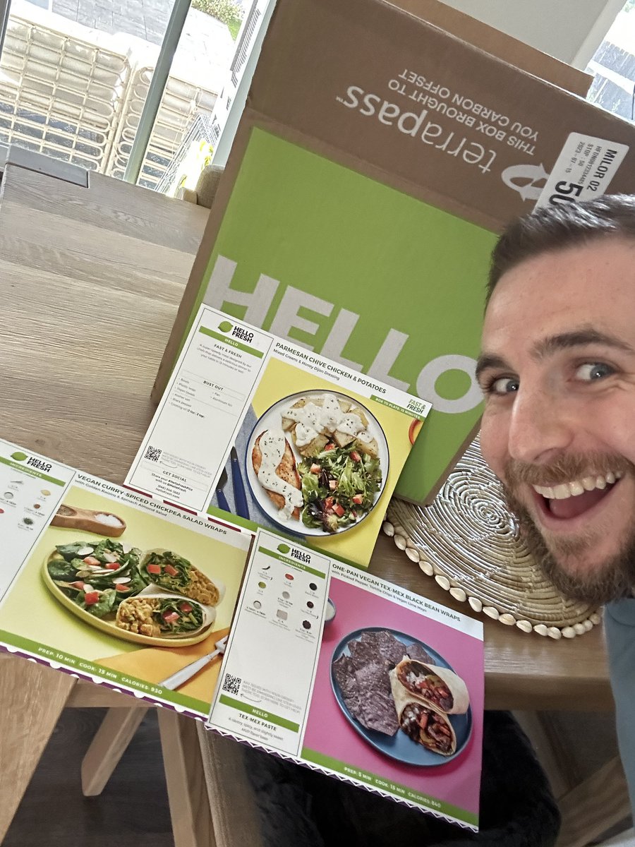 GernaderJake's tweet image. Live again with my friends at @HelloFresh! So much good stuff to cook! Use code POGHF112576 to get 16 Free Meals plus Free Shipping at strms.net/hellofresh_ger… #Ad #hellofreshpics