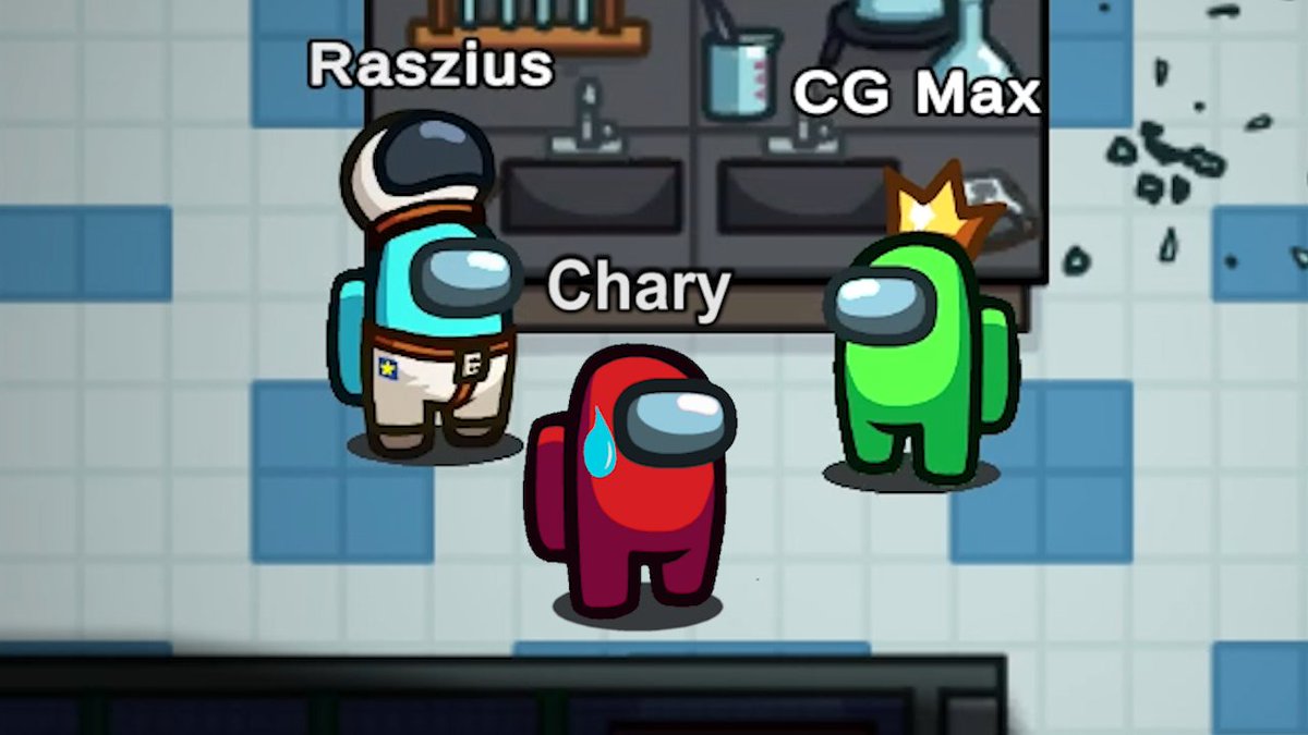 CommunicGaming's tweet photo. Only they can save Among Us! @youtubechary @raszius You down? https://t.co/WkPhgogZzH