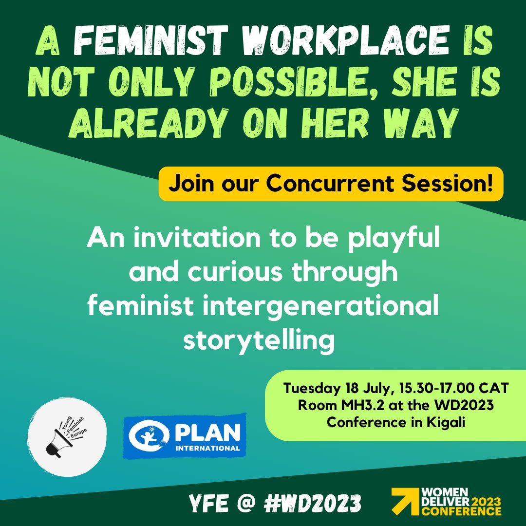 Join us for a transformative journey as we explore the creation of a #feministworkplace It's already unfolding. Together we can shape its course. We'll delve beyond dialogue into practical actions, exploring strategies, solutions & goals for #feministtransformativechange #WD2023