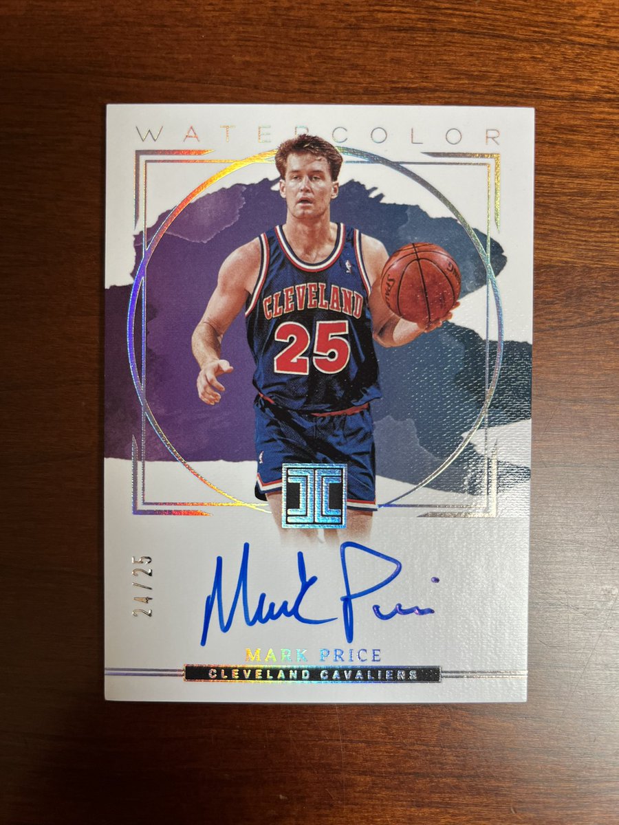 . <a href="/Mark25Price/">Mark Price</a> <a href="/PaniniAmerica/">Panini America</a> Saturday’s mail brought the 1,150th unique card for my Mark Price Collection! Thank You Mark Price and Panini!