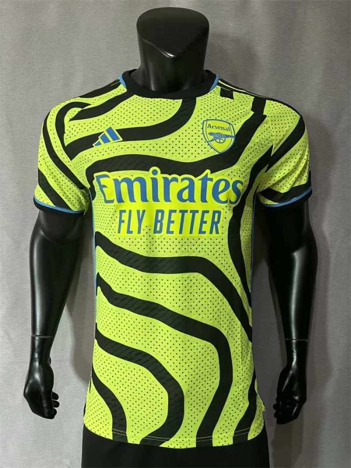 AFCshirts's tweet photo. @Arsenal are set to announce the new Away shirt for 23/24 season on the 18th July. It’s expected to debut against Manchester United on their USA tour on the 22nd. #afc #gunners #arsenal https://t.co/hzfoQCME8d