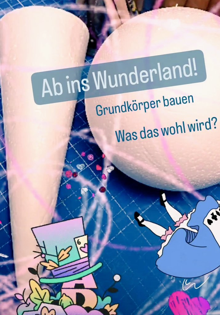 craftingDAHLIA's tweet photo. Wir begeben uns heute mal ins Wunderland und modellieren ein wenig 😊 19:30 Uhr wie immer auf Twitch. Erster Schritt: Grundkörper formen! https://t.co/b851Vw3VYX