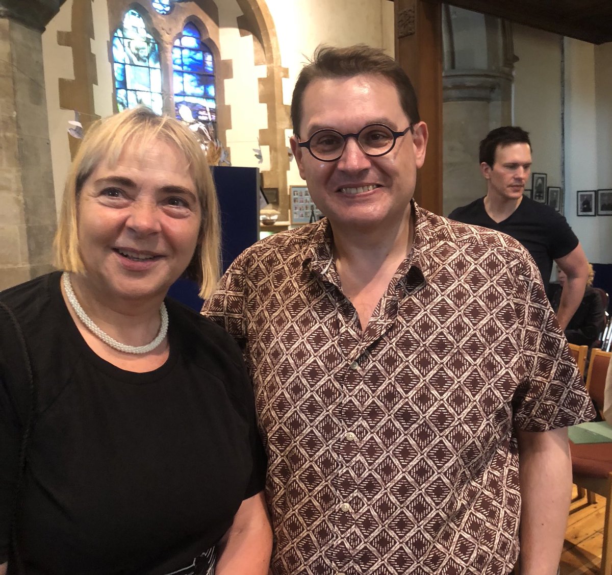 This afternoon I met one of my all time musical heroes @paulMealor at the Sounds Baroque Concert at St Leonard’s church in Hythe, the finale of #JamOnTheMarsh. Among his many honours, Paul is President of ⁦@JAMontheMarsh⁩ 
What a splendid festival.