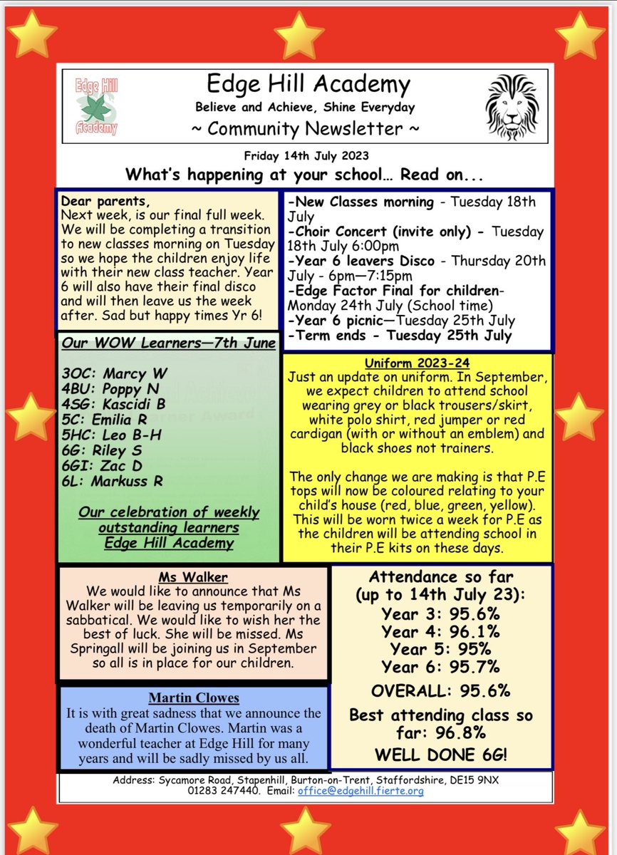 Edge Hill Academy tweet media