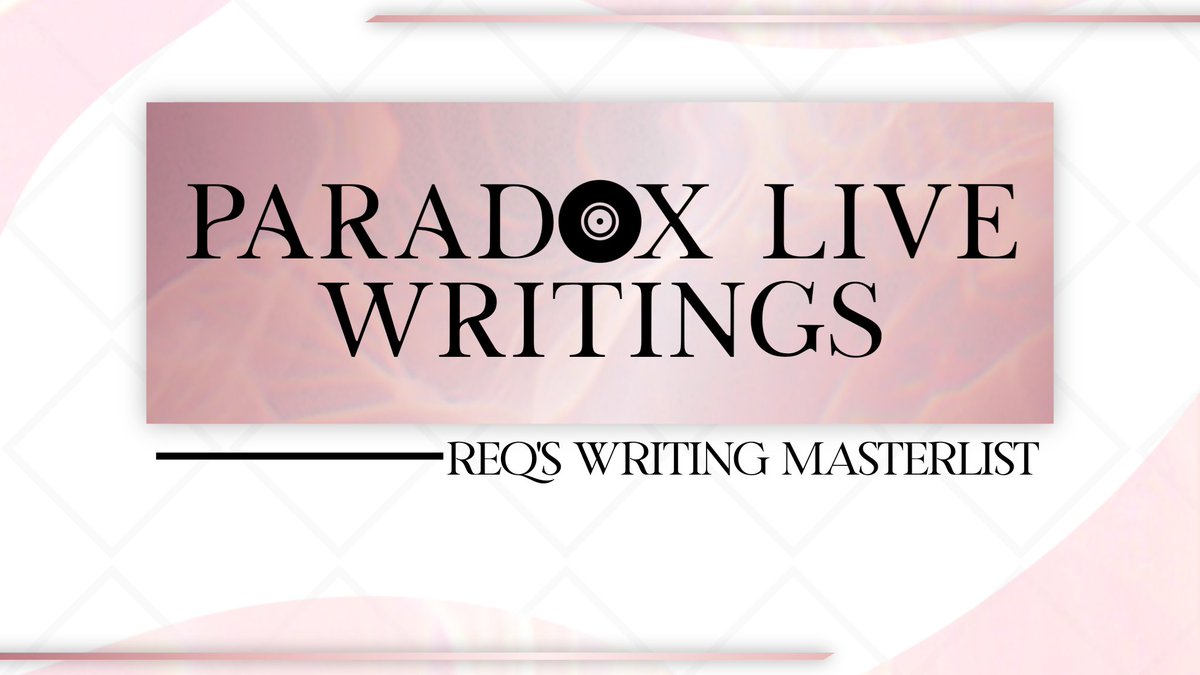 requiem_ace's tweet image. —paradox live thread!
