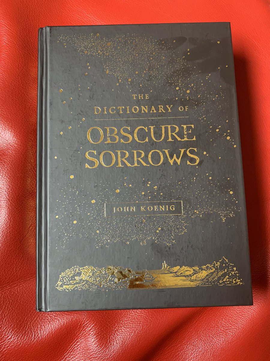 evisceratedpand's tweet photo. This evening’s reading 🙂 #BookTwitter #amreading #johnkoenig #dictionary https://t.co/OmFBeLQfdo