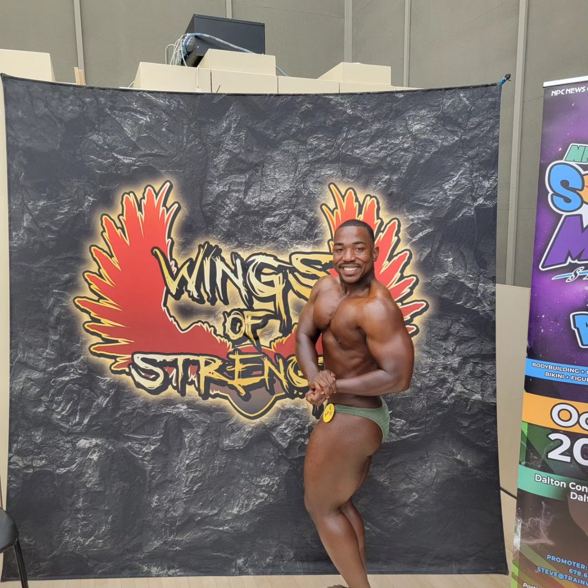 First bodybuilding show. Had a great time. #wingsofstrength