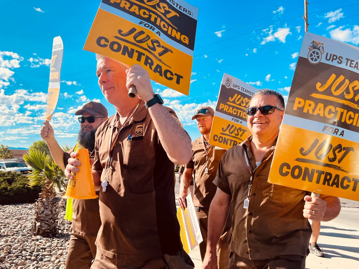 Teamsters's tweet photo. If the company still doesn't understand what that means, it will find out the hard way on August 1.

#UPSTeamsters #strikeready #1u https://t.co/TKl3JNfJrk