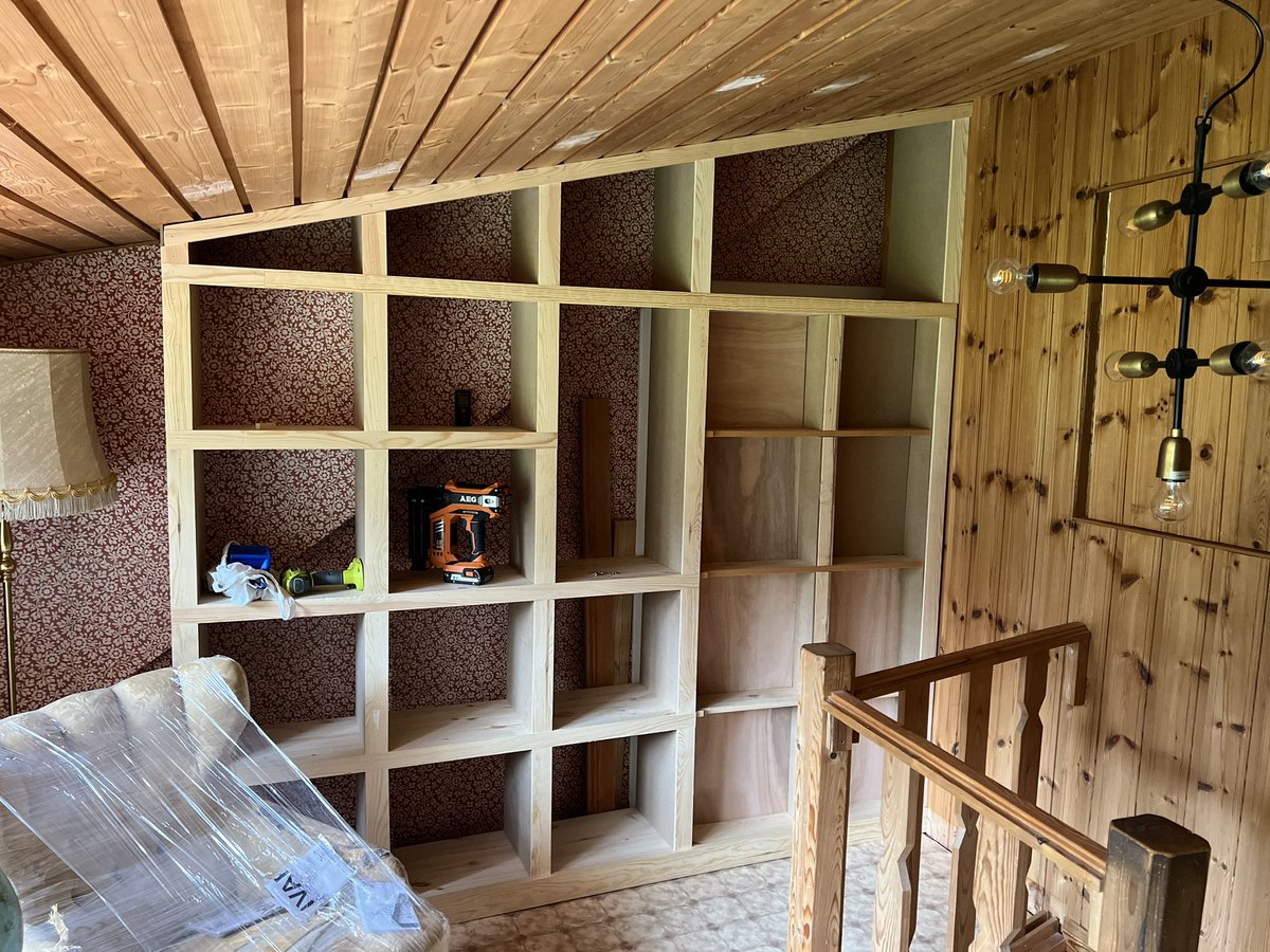 henning_nils's tweet photo. I hacked IKEA shelf and now finally have my shelf with a hidden door. https://t.co/W5kXmS6VNr
