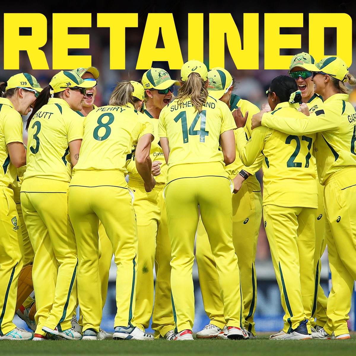 AusWomenCricket's tweet photo. NOT GOING ANYWHERE!!!!
#Ashes https://t.co/NjxHNNM7kL