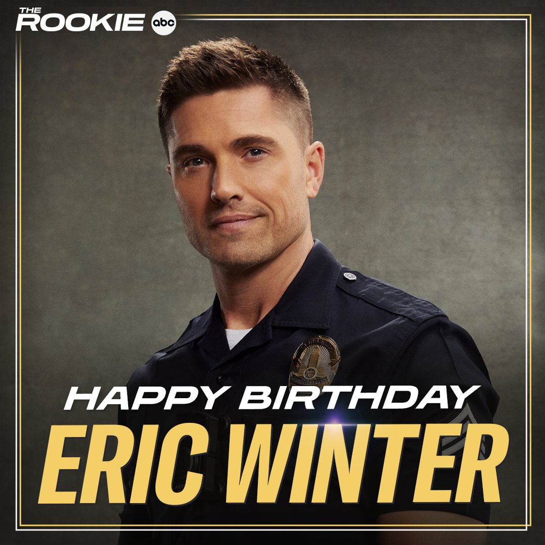 therookie's tweet photo. Join us in wishing @EricWinter1 a very happy birthday! 🎉 https://t.co/9JlW9tl67i