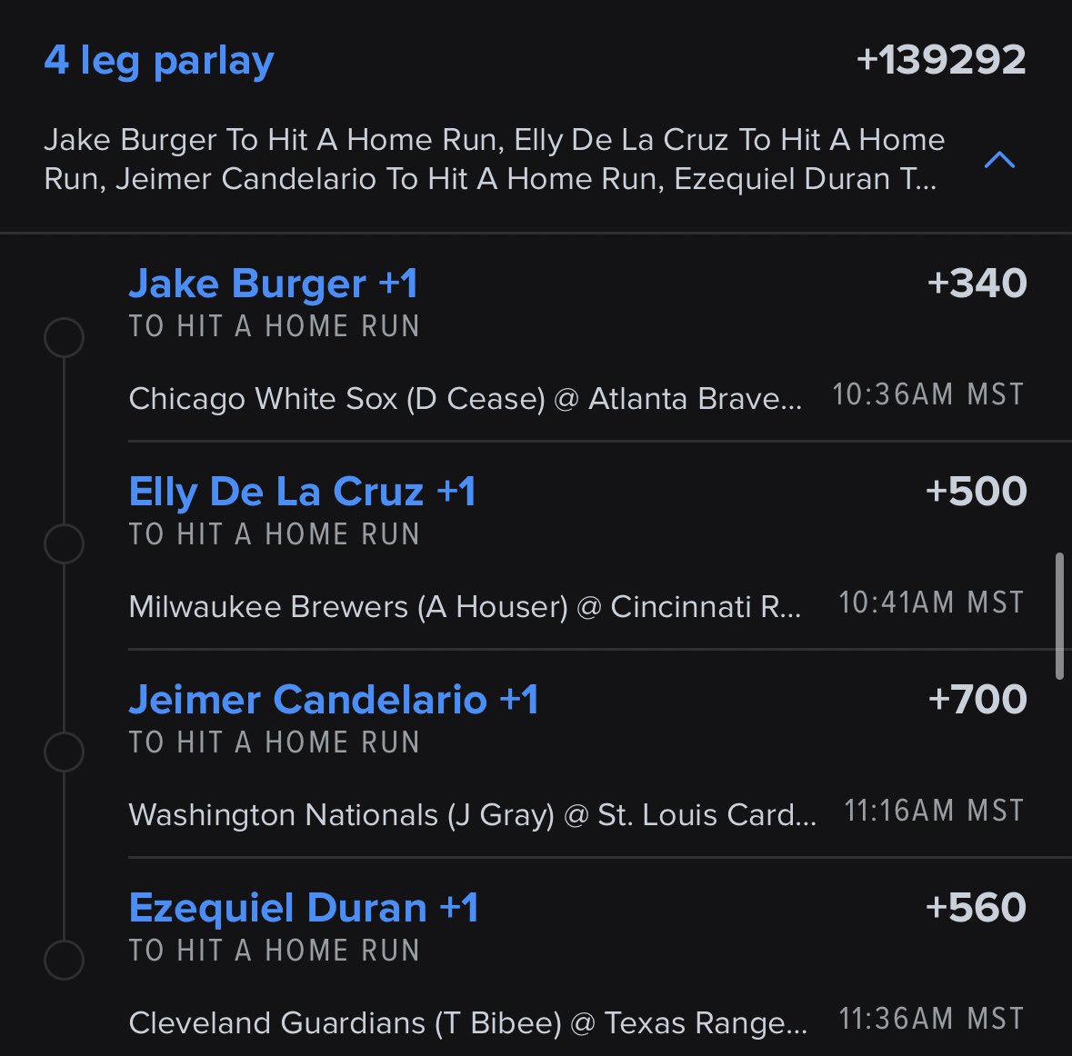 IppeiBets's tweet image. ANNNNddd the resuuuulttttt (ocky voice) #GamblingTwitter #MoneyTwitter #AlexaPlayGangGangByChiefKeef join the discord for my other plays?