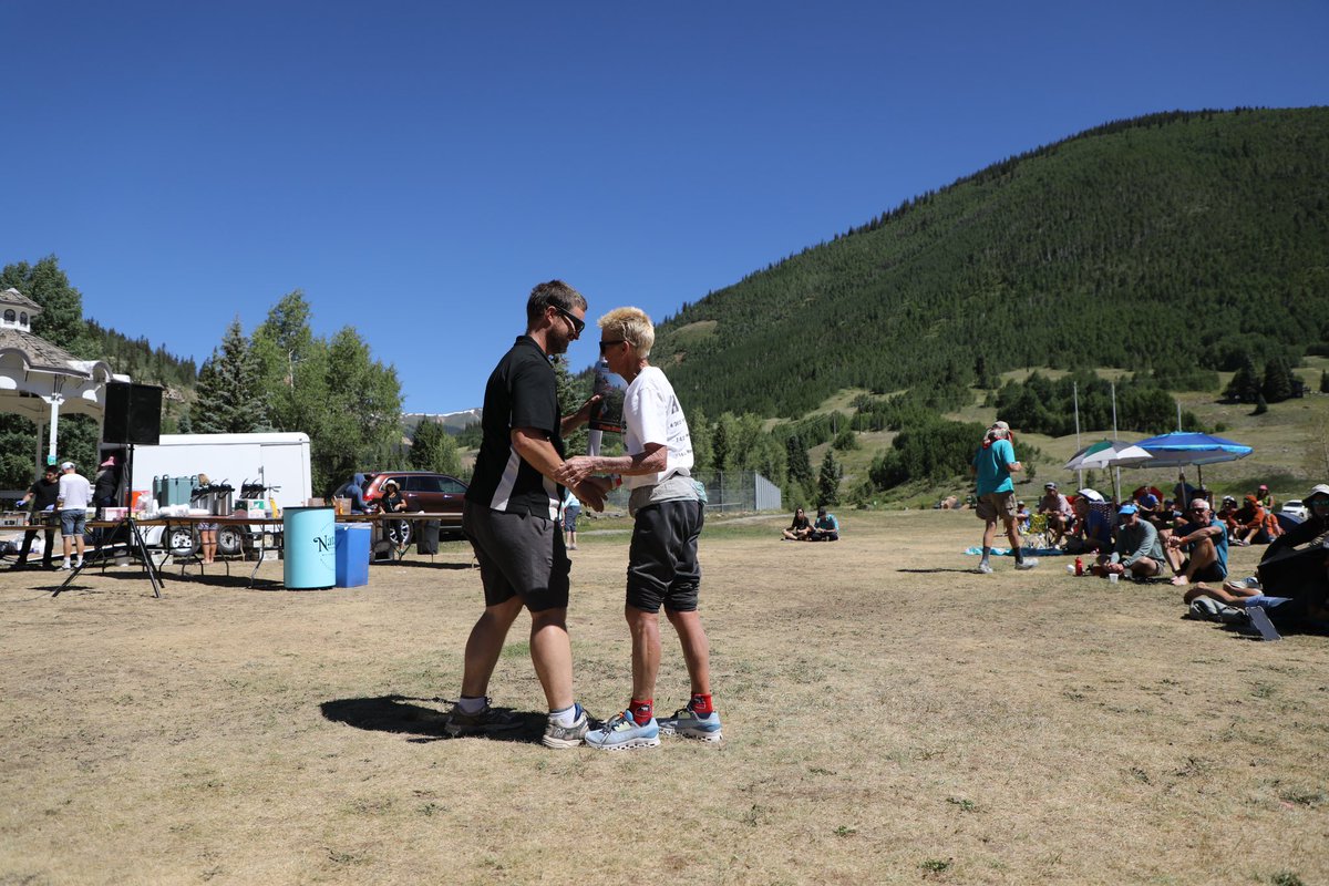 iRunFar's tweet image. Congratulations to Pam Reed, who finished the 2023 Hardrock 100 in 47:19:36.

Over the last three weeks, she also finished the Western States 100 and the Badwater 135 Mile. That’s an incredible triple! #HR100