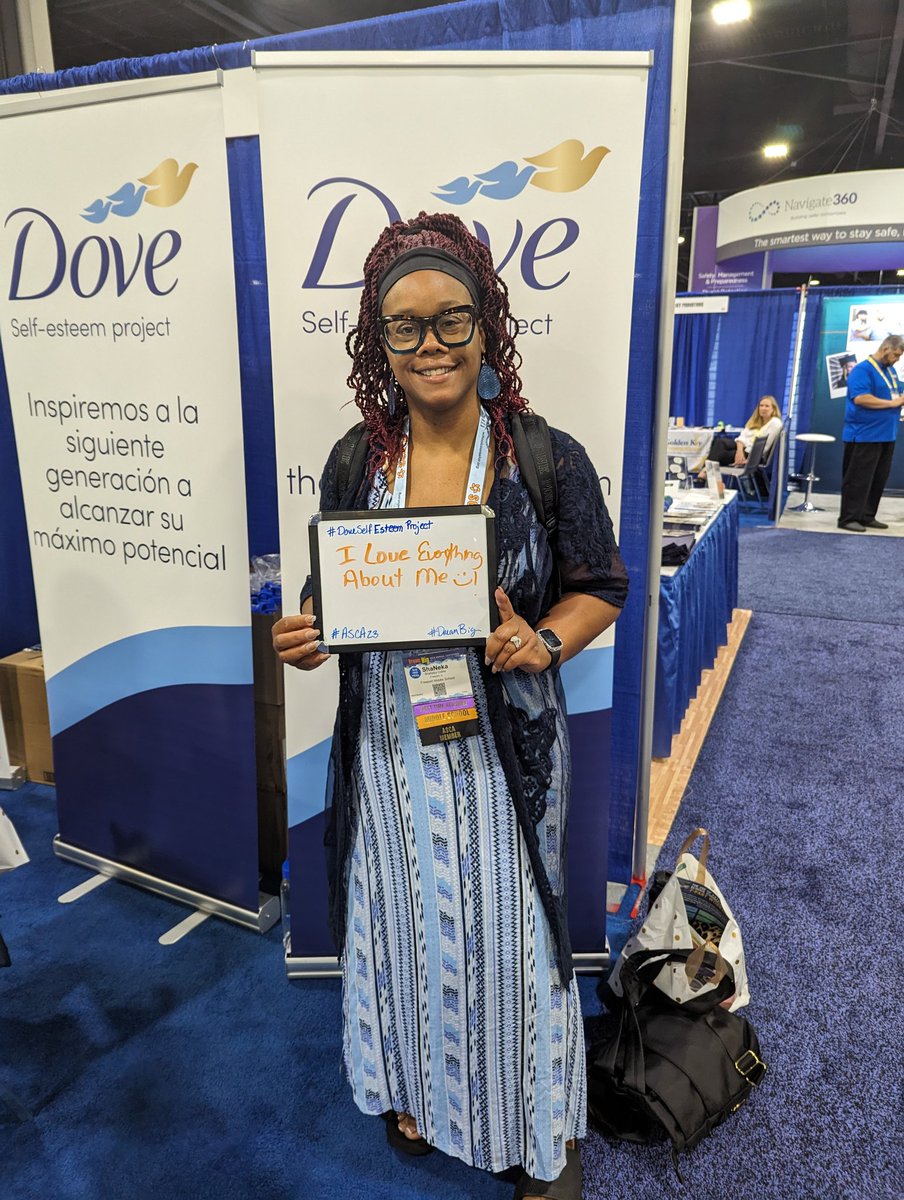 #DoveSelfEsteemProject is at #ASCA23 #DreamBig 

Take part in our positive #selfesteem campaign and show your confidence

#DovePartner <a href="/Dove/">Dove</a>