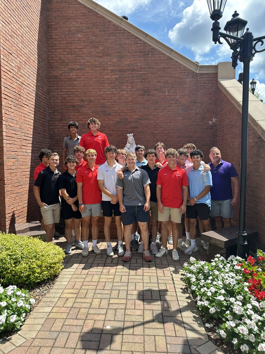 RJHSBaseball's tweet photo. RJ Black in Atlanta for @PerfectGameUSA WWBA 17U National Championship. Starting this game day off the right way attending Mass at St. Brigid Catholic Church. https://t.co/XGAWDnvjbv