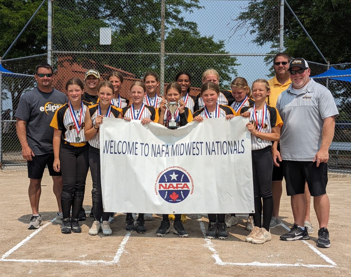 NAFASoftball's tweet image. Midwest NAFA Nationals 
12u Silver Division
3rd Place
Waupon Eclipse