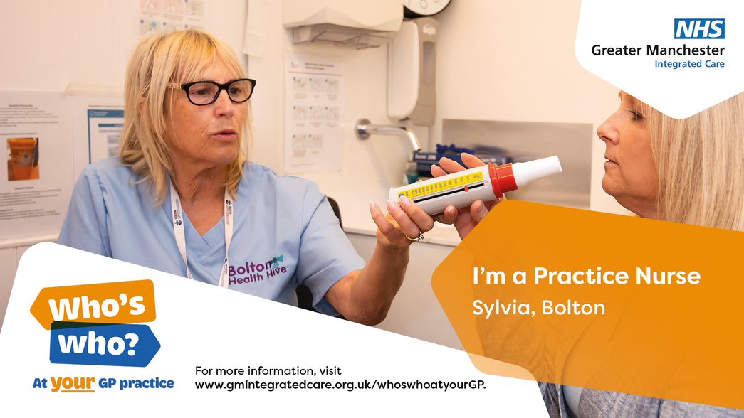 Practice Nurses can support if you have a minor illness or long-term health condition such as diabetes or asthma. They can also refer you to the most appropriate service. Sylvia explains more 👉 youtu.be/fTUoIVM-sME #WhosWhoAtYourGP @GM_ICP