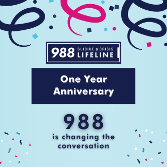 In the past year, the #988lifeline network has provided care and support for millions across the country. While we will keep working to strengthen our crisis care systems, remember you always have somewhere to turn. If you're in crisis, call, text, or chat 988.