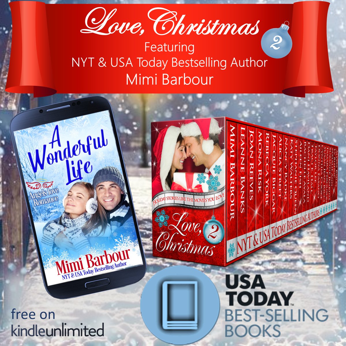 Tammysdragonfly's tweet photo. ´*❤️.❄❤️❄.❤️*´
LOVE CHRISTMAS 2
´*❤️@MimiBarbour
A WONDERFUL LIFE
With Her Angel,
She Helps A Man In Danger
#mgtab 
https://t.co/jNbynui0xr https://t.co/P0wP3uQH2U