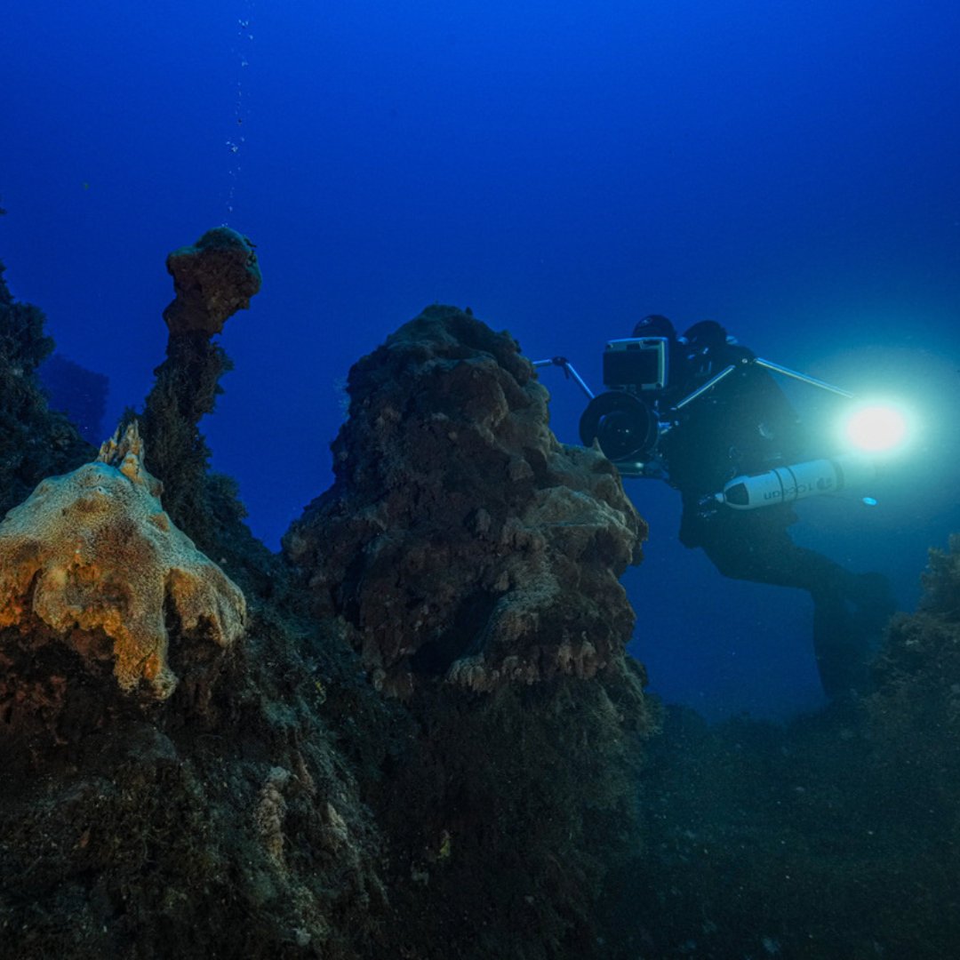 UNESCO_es's tweet photo. ¿Has oído hablar alguna vez de los volcanes submarinos?
El 80% de los volcanes de nuestro planeta están ocultos bajo la superficie. El equipo de la UNESCO - #1Ocean, liderado por @AlexisRosenfeld descubre los misterios que esconden las profundidades: https://t.co/jblzbNWKxa https://t.co/TXF2ADElLC