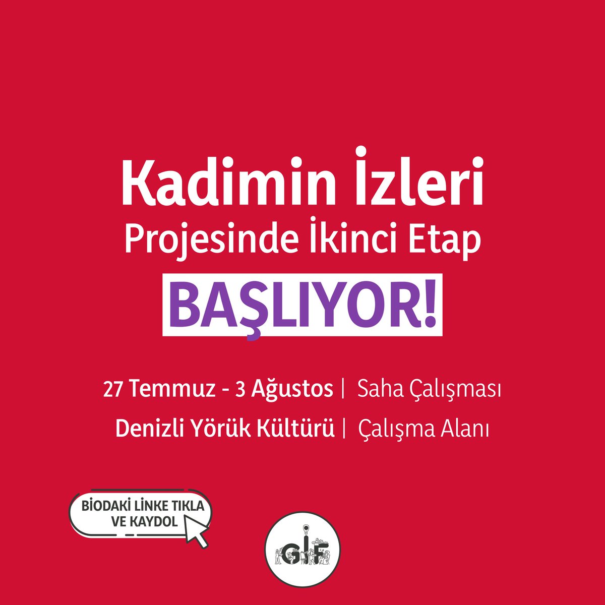 “Kadimin İzleri” projesinde ikinci etap başlıyor.

Eğer sen de Kültürel Araştırmalar Topluluğumuza katılmak, Denizli'de yapılacak sözlü tarih çalışmalarının bir parçası olmak istersen bize katıl!

👉🏻Başvuru linki ve başvuru kriterleri👈🏻
docs.google.com/forms/d/e/1FAI…