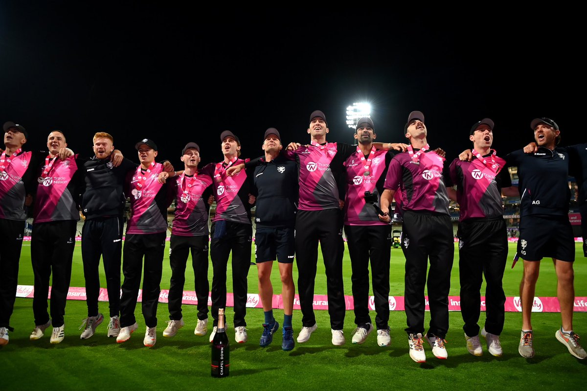 Somerset win the 2023 Vitality Blast (📸@GettySport)