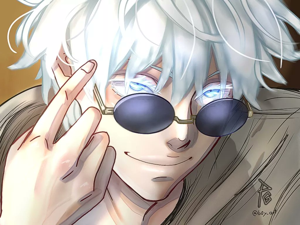 b0y__art's tweet photo. Gojo :] ✨ 

#ilustration #GojoSatoru #JujutsuKaisenSeason2 #aesthetic #character #fanart #characterart  #art #artist #illustration #illustrator #anime #animeart #draw #drawing #artwork #JujustuKaisen #Gojo https://t.co/K7FyfTXPhL