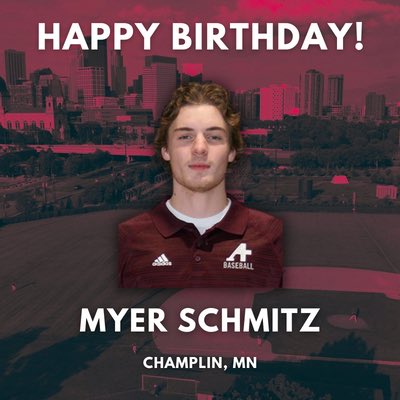 Happy Birthday to this guy! The Junior from Champlin Park HS - Myer Schmitz!

#FDSA #Convocation 🦅