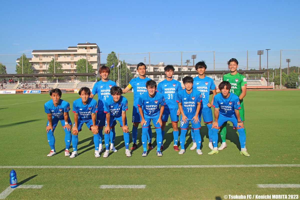 official_camera's tweet photo. （モソソン）2023/07/16 【集合写真（ジョイフル本田つくばFC）】関東サッカーリーグ1部後期第1節 流経大ドラゴンズ龍ケ崎対ジョイフル本田つくばFC https://t.co/ksxjtMGKxr