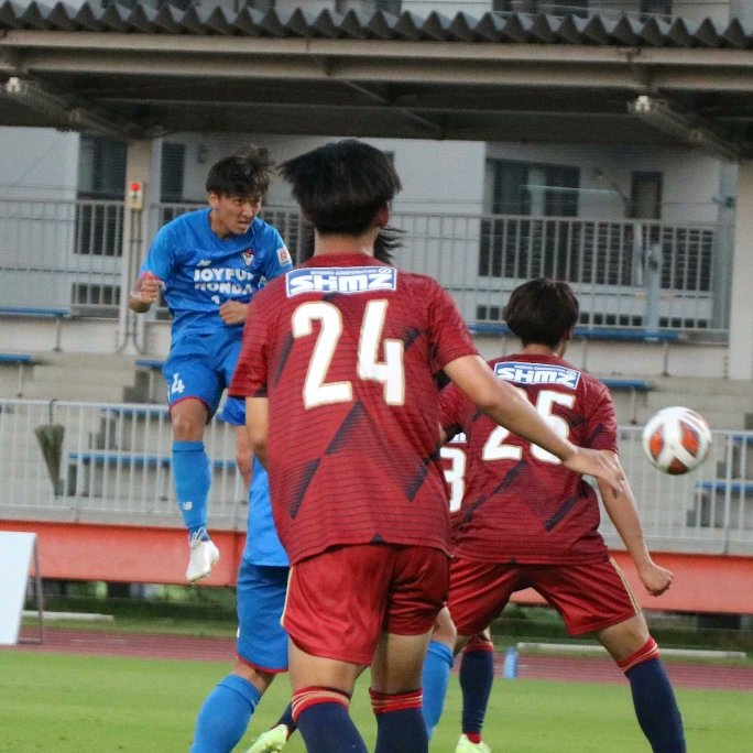 official_camera's tweet photo. （モソソン）2023/07/16関東サッカーリーグ後期第1節 流経大ドラゴンズ龍ケ崎対ジョイフル本田つくばFC
0-0のまま後半AT突入後、90+3分。ジョイフル本田つくばFC山崎舜介選手からのボールを青木竣選手が合わせて押し込み、先制！決勝ゴールとなりました。 https://t.co/AA3YkC15am