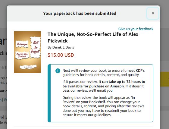 DerekWithBooks's tweet image. Hells yes!! Just a couple more days and it'll be available to buy!