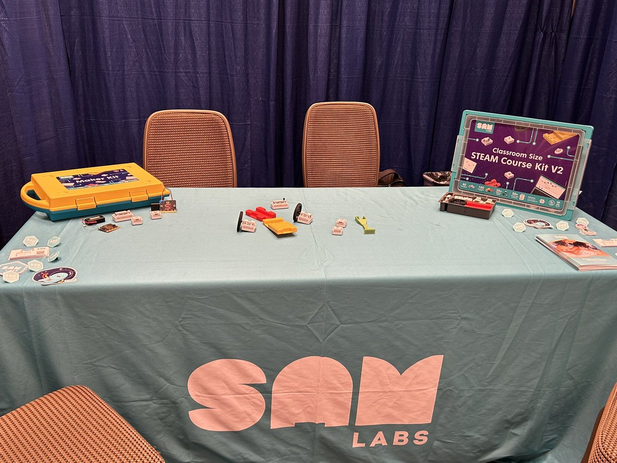AlishaSAMLabs's tweet photo. Ready to meet with superintendents from around the country to learn about their K-8 STEAM and Computer Science goals! #SAMLabs #RTMK12 https://t.co/TXCRgEh6K0