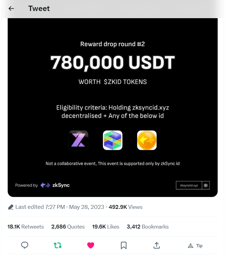 ChadReal4's tweet photo. @getzksyncid @zknsdomains @ZNSprotocol @era_domain 0x4519AF30BB8f46C542194A5fC63af03A4167e1cC
@NguynNg34983253
@NhnNguy02807250
@QucThiTrng9 https://t.co/YAGpSBIQ8N