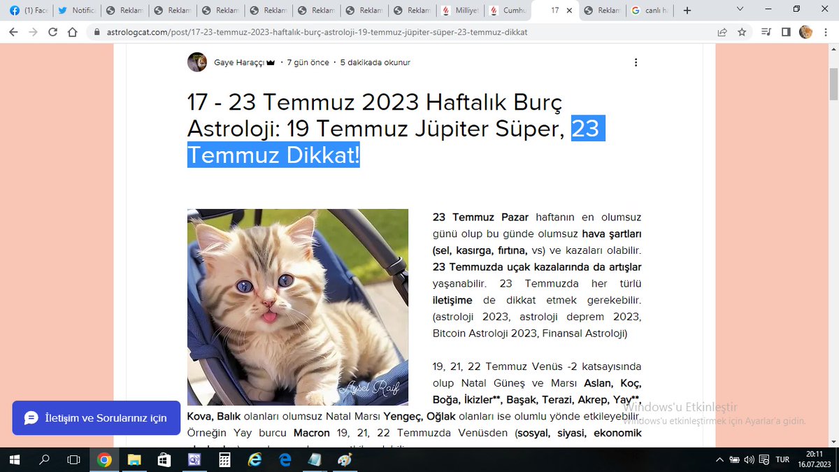 mediacat25's tweet image. #Meteorolog Hüseyin Öztel 23 Temmuza Dikkat Çekti. Biz ise 7 gün önce dikkat çekmiştik. 23 Temmuz olumsuz hava (#sel, #kasırga, #fırtına,) ve #Uçak #Kazaları Dikkat!

astrologcat.com/post/17-23-tem…