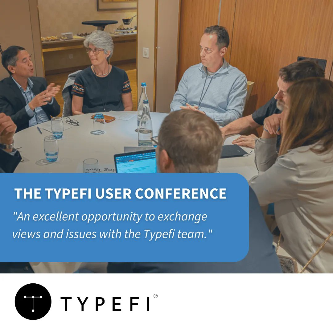 typefi's tweet image. Want a preview of the #TypefiUserConference2023? Or just looking for some of the latest #publishingsolutions insights?

Check out these key takeaways, recordings, industry insights, and more from last year’s conference in Geneva: buff.ly/3JY4Zyd