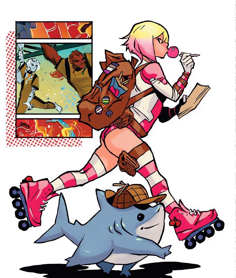 a crumb of gwenpool baby lets go lets goooo