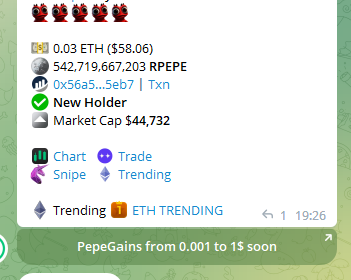 RedPepeth's tweet photo. Num 1
We are number 1!
#RPEPE number 1 https://t.co/QrZQPgZsQE