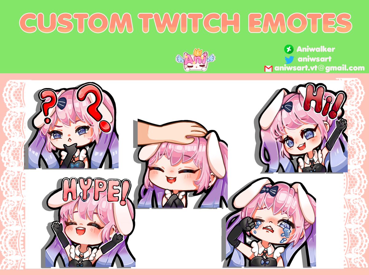 Commission ready =D I hope you like it.
#CuteEmotes #ChibiEmotes #VTuberEmotes