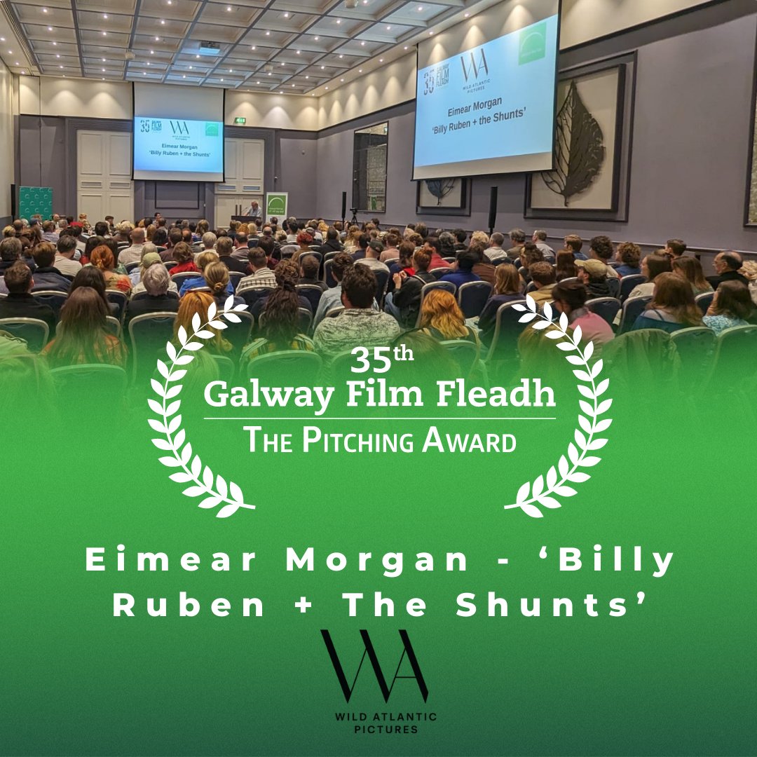 Galway Film Fleadh (@galwayfilm) on Twitter photo THE PITCHING AWARD goes to Eimear Morgan with her project ‘Billy Ruben + The Shunts’’
Sponsored by <a href="/WAPictures/">Wild Atlantic Pictures</a>
#FilmFleadh
<a href="/artscouncil_ie/">The Arts Council / An Chomhairle Ealaíon</a> @screenireland @CEDIrelandMedia <a href="/TG4TV/">TG4</a> THE PITCHING AWARD goes to Eimear Morgan with her project ‘Billy Ruben + The Shunts’’
Sponsored by <a href="/WAPictures/">Wild Atlantic Pictures</a>
#FilmFleadh
<a href="/artscouncil_ie/">The Arts Council / An Chomhairle Ealaíon</a> @screenireland @CEDIrelandMedia <a href="/TG4TV/">TG4</a>