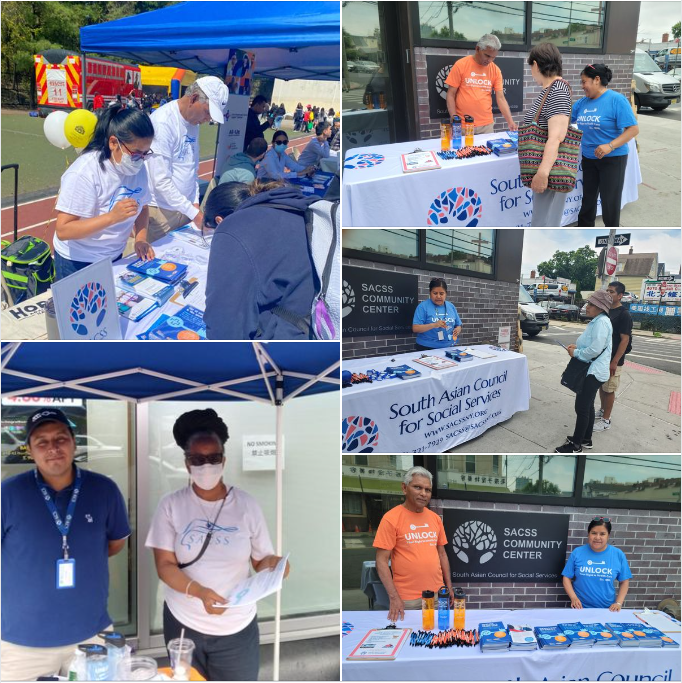 sacssny's tweet photo. The NYC Care team from @sacssny was part of the Weekend of Action for Healthcare Access to encourage New Yorkers to make a primary care appointment this year @NYCHealthSystem Learn more at https://t.co/PEmaqhMf3P #NYCCareAction #SupportNotFear https://t.co/KsVRK4VG8z